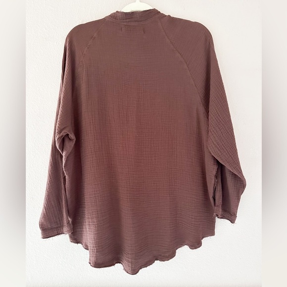 Free‎ People Summer Daydream Button Down Lagenlook Size XS - Picture 5 of 5